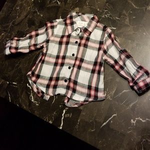 Girls button up top